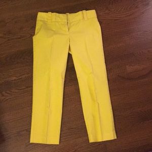 Capri cotton twill city pants